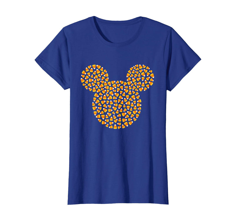 Disney Mickey Mouse Candy Corn Halloween T-Shirt - Royal Blue