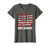 Mademark Teeth Sharp Mind Sharper Shark Graphic Design T-Shirt - Asphalt Grey