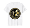 Mademark Monkey Business Pie Chart Funny Graphic Tee T-Shirt - Men - White