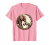 Mademark Elephant Mom and Baby Trunk Touch Pregnancy Tee T-Shirt - Men - Pink