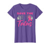 Amb Breast Cancer Awareness Month Warrior Survivor Save The Tatas Breast Cancer Pink Ribbon Skeleton Halloween T-Shirt -