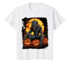 FrightNightFits Werewolf Orange Halloween T-Shirt - White