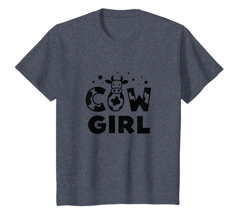 Mademark Cow Girl Moo-tiful Cows For Women Farm Lover Gift T-Shirt - Heather Blue