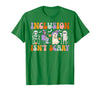 Halloween Applied Behavior Analysis Ghost Groovy Spooky ABA Therapist Halloween Groovy ABA Therapy T-Shirt - Kelly Green