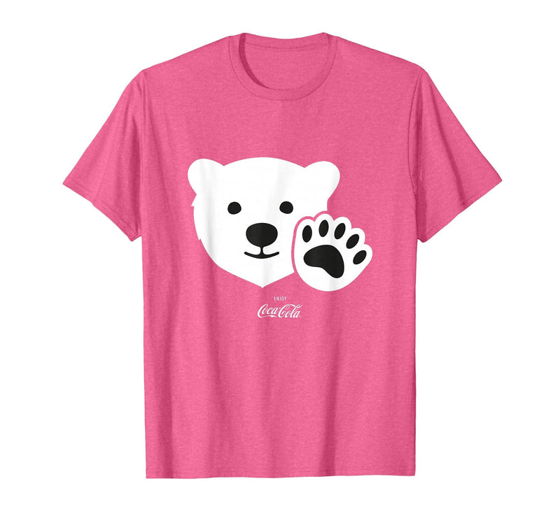 Coca-Cola Coca Cola Polar Bear Wave T-Shirt - Pink Heather