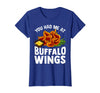 Homewise Shopper Buffalo Wings Buffalo Wings Funny Appetizer T-Shirt - Royal Blue