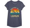 Funny Costume Party Halloween Tees by T&T Pretend I'm A Lemur Lazy Halloween Costume T-Shirt - Heather Blue