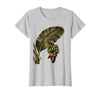 Mademark Just Here for Bananas Funny Monkey Design T-Shirt - Women - Silver Grey