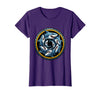 Mademark Shark Spiral Vortex School of Sharks Design T-Shirt - Purple
