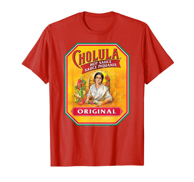 Cholula Hot Sauce Bottle Lable Casual Costume Foodies T-Shirt