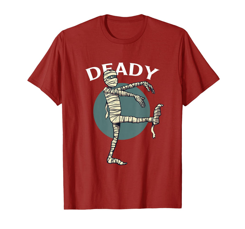 Mummy Deady Matching Halloween costume Mummy Deady Matching Mom Dad Halloween Funny Couples T-Shirt - Cranberry Red