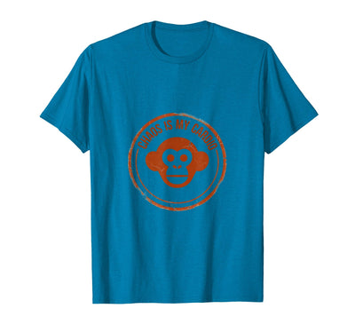 Chaos Is My Cardio Funny Monkey Design T-Shirt