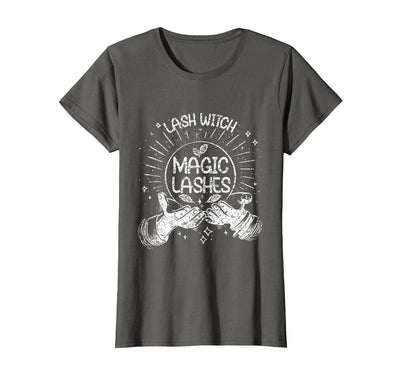 Lash Witch Lash Artist Halloween Lash Tech Quote Lash Witch Magic Eyelashes Artist Lash Tech Halloween T-Shirt