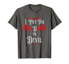 I Put the D in Devil Tees I Put the D in Devil Funny Halloween Matching Couple T-Shirt - Asphalt Grey