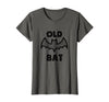 Funny Halloween tees for men and women Vintage Old Bat tee for Halloween and Birthdays T-Shirt - Asphalt Grey