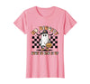 Halloween Pumkin Trick Or Treat Apparel No Diggity About to Bag It Up Trick Treat Candy Halloween T-Shirt - Pink