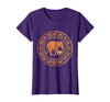 Mademark Elephant Mom and Baby Pregnancy Announcement T-Shirt - Women - Purple