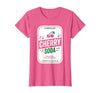 Funny Soda Pop Label Tees Soda Group Halloween Costume Cherry Soda T-Shirt - Pink Heather