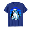 Bear Lover Gift Co. Arctic Animal Polar Bear Lover Cool Sunglasses Polar Bear T-Shirt - Royal Blue