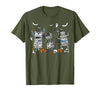 Cute Ghost Halloween Nurse Spooky Season Halloween ICU Nurse Propofol Mummy NICU PICU Nurse Tech T-Shirt - Olive Green