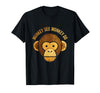 Mademark Monkey See Monkey Do Funny Primate Design T-Shirt - Men - Black