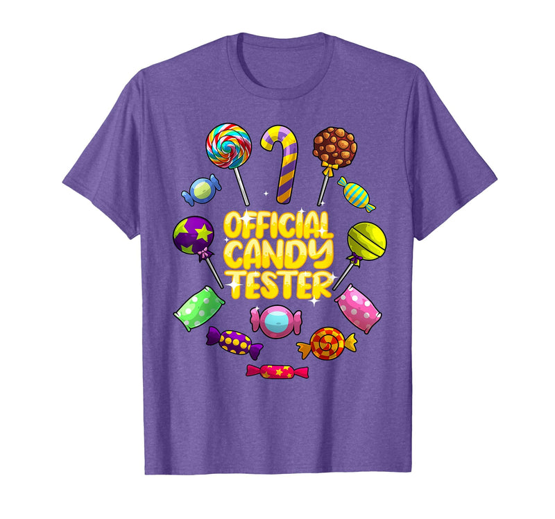 Funny Candy Lovers Gift Chocolate Candies Clothing Cool Candy for Boys Girls Kids Bar Lollipop Halloween Sweets T-Shirt -