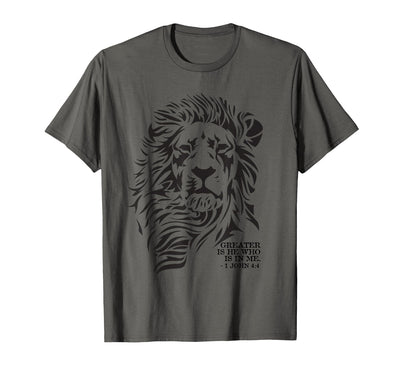 Lion of Judah Greater is He T-Shirt