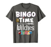 Bingo Time Witches Halloween Bingo Player Novelty Halloween Bingo Time Witches Funny Women Bingo Player T-Shirt - Asphalt