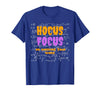Funny Teacher Halloween Shirt. Math Teacher. Hocus Focus T-Shirt - Royal Blue