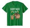 Cute Animal Buffalo Baby Shower For Brother To Be Brother to Be Buffalo Baby Shower Bison for Boy Or Girl T-Shirt - Kelly