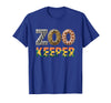 Zoo Keeper Costume Adult Party Safari Zookeeper Zoo Keeper Costume Adult Halloween Party Safari Zookeeper T-Shirt - Royal