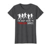 Zombie Dance Costume Halloween Party Tee Funny Zombie Halloween Shirt I’m Just Here to Thriller Dance T-Shirt - Dark Heather