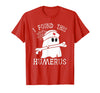 I Found This Humerus Funny Ghost Nurse Halloween T-Shirt - Red