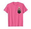 Funny Pocket Skeleton Halloween T Shirt For Men Funny Skeleton in The Pocket Halloween Kids Teens Adults T-Shirt - Pink
