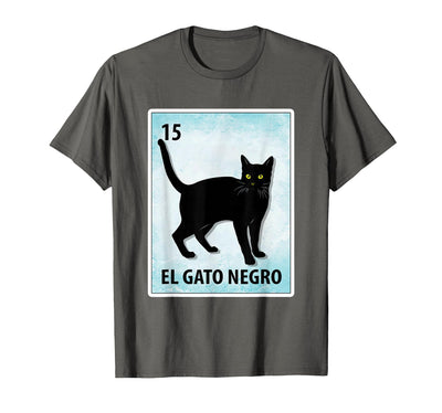 Black Cat Mexican Tee El Gato Negro Mexican Black Cat Cards T-Shirt