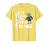 Halloween Tshirt Frankenstein Monster Costume Men Just Trying to Keep It Together Shirt Halloween Frankenstein T-Shirt -