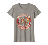 Mademark Monkeys In. Chaos Out. Punk Metal Circus Design T-Shirt - Women - Slate Grey