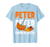 Halloween Matching Couple Shirts Women Men Funny Peter Pumpkin Eater Halloween Costume Men Boyfriend T-Shirt - Baby Blue