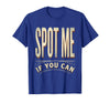 Mademark Spot Me If You Can Whale Shark Design T-Shirt - Royal Blue