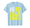 Mademark Head Full of Monkey Thoughts Funny Primate Design T-Shirt - Men - Baby Blue