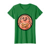 Mademark Tummy Ache Survivor Cute Stomach Bandage Graphic T-Shirt - Women - Kelly Green
