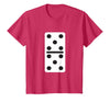 Fun and Easy Halloween Costume T-Shirts - Dominoes Double Five Dominoes Halloween Costume 5 Domino Game T-Shirt - Red Heather