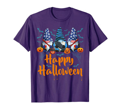 Halloween Designs by Content Design Studio Funny Halloween Gnomes, Happy Halloween T-Shirt