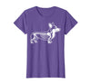 Halloween Corgi Skeleton Spooky Costume Corgi Skeleton Halloween T-Shirt - Purple Heather