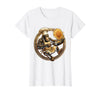 Mademark Funny Monkey Chef Flipping Pancakes Graphic Tee T-Shirt - Women - White
