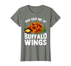 Homewise Shopper Buffalo Wings Buffalo Wings Funny Appetizer T-Shirt - Olive Heather