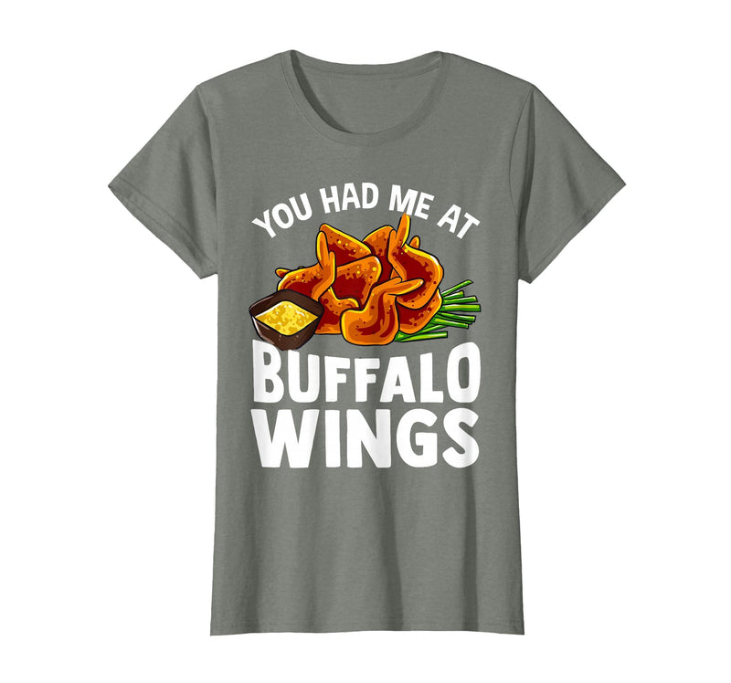 Homewise Shopper Buffalo Wings Buffalo Wings Funny Appetizer T-Shirt - Olive Heather