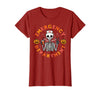Halloween Nurse Shirts For Women Scrub Costumes Emergency Department Funny Halloween ER Nurse Women Men T-Shirt - Cranberry