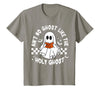 Funny Ain't No Ghost Like The Holy Ghost Christian Halloween T-Shirt - Slate Grey