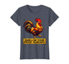 Mademark Swallow Your Pride Already Dirty Humor Design T-Shirt - Women - Heather Blue